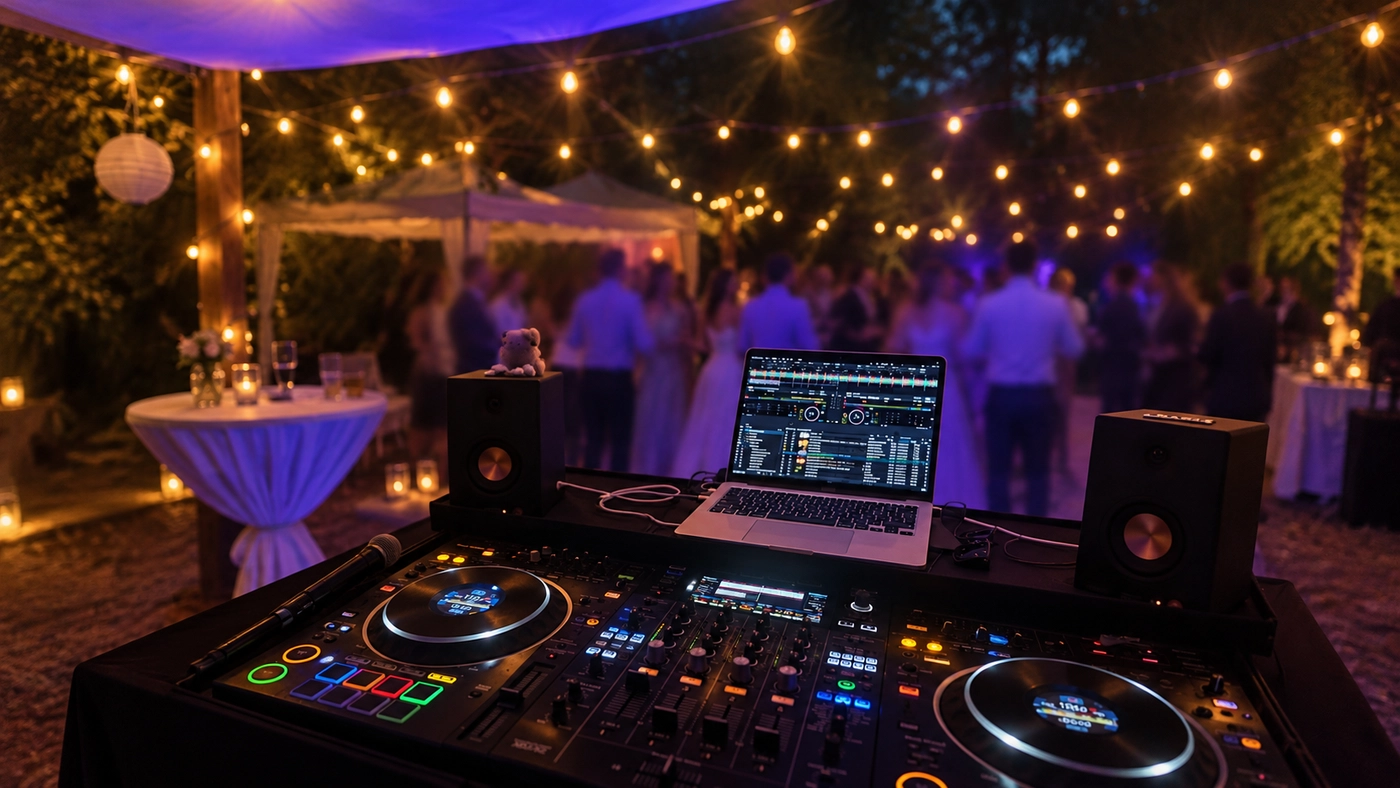 DJ-Erman-Garten-Set mit Komplett-Equipment im Freien